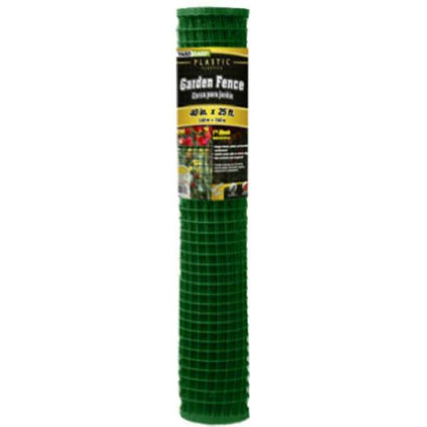 Midwest Airlines 889250A 40 in. x 25 ft. PVC Garden Fence, Green, 1 in. Mesh 819696